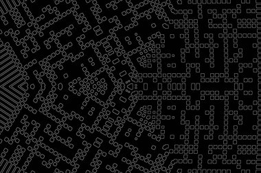 Soyut arkaplan. Monokrom dokusu. Beyaz arkaplanda siyah beyaz çizgiler.