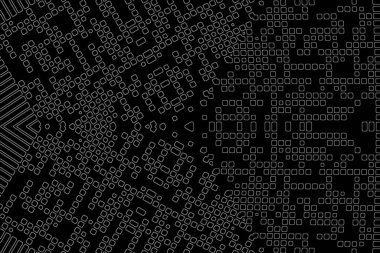 Soyut arkaplan. Monokrom dokusu. Beyaz arkaplanda siyah beyaz çizgiler.