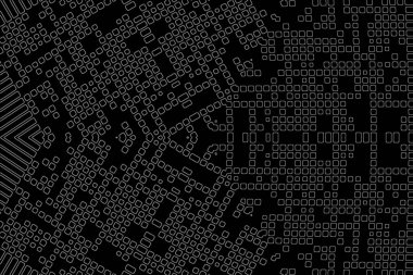 Soyut arkaplan. Monokrom dokusu. Beyaz arkaplanda siyah beyaz çizgiler.