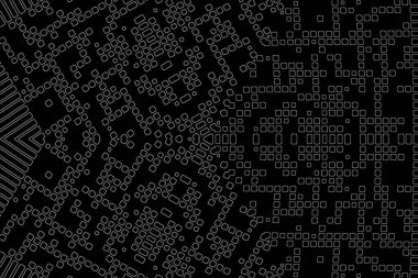 Soyut arkaplan. Monokrom dokusu. Beyaz arkaplanda siyah beyaz çizgiler.