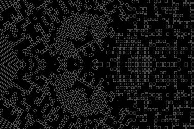 Soyut arkaplan. Monokrom dokusu. Beyaz arkaplanda siyah beyaz çizgiler.