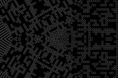 Soyut arkaplan. Monokrom dokusu. Beyaz arkaplanda siyah beyaz çizgiler.