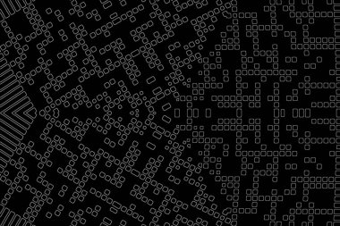 Soyut arkaplan. Monokrom dokusu. Beyaz arkaplanda siyah beyaz çizgiler.