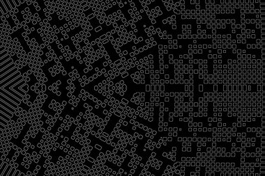 Soyut arkaplan. Monokrom dokusu. Beyaz arkaplanda siyah beyaz çizgiler.