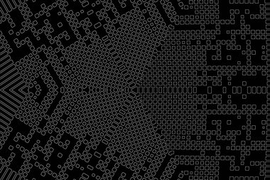 Soyut arkaplan. Monokrom dokusu. Beyaz arkaplanda siyah beyaz çizgiler.