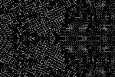 Soyut arkaplan. Monokrom dokusu. Beyaz arkaplanda siyah beyaz çizgiler.