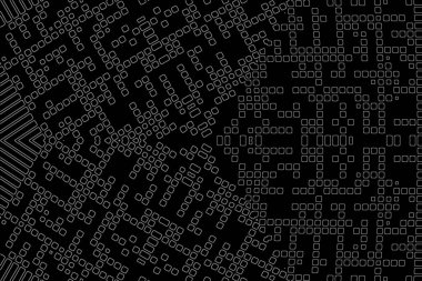 Soyut arkaplan. Monokrom dokusu. Beyaz arkaplanda siyah beyaz çizgiler.