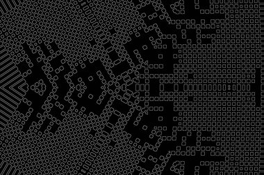 Soyut arkaplan. Monokrom dokusu. Beyaz arkaplanda siyah beyaz çizgiler.