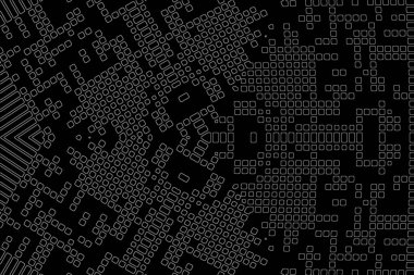 Soyut arkaplan. Monokrom dokusu. Beyaz arkaplanda siyah beyaz çizgiler.