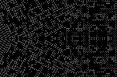 Soyut arkaplan. Monokrom dokusu. Beyaz arkaplanda siyah beyaz çizgiler.