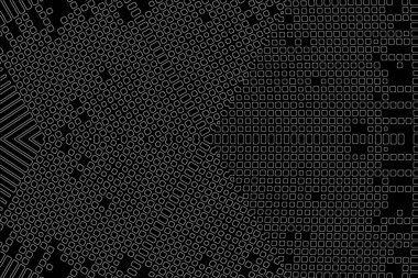 Soyut arkaplan. Monokrom dokusu. Beyaz arkaplanda siyah beyaz çizgiler.