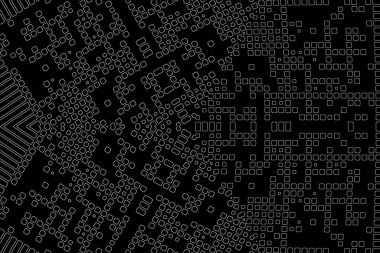 Soyut arkaplan. Monokrom dokusu. Beyaz arkaplanda siyah beyaz çizgiler.