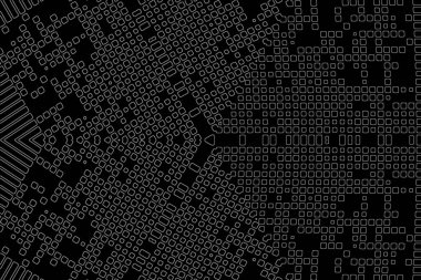 Soyut arkaplan. Monokrom dokusu. Beyaz arkaplanda siyah beyaz çizgiler.