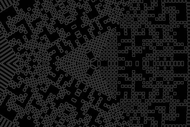 Soyut arkaplan. Monokrom dokusu. Beyaz arkaplanda siyah beyaz çizgiler.