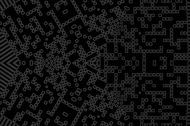 Soyut arkaplan. Monokrom dokusu. Beyaz arkaplanda siyah beyaz çizgiler.