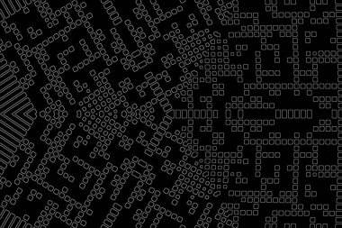 Soyut arkaplan. Monokrom dokusu. Beyaz arkaplanda siyah beyaz çizgiler.