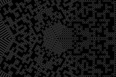 Soyut arkaplan. Monokrom dokusu. Beyaz arkaplanda siyah beyaz çizgiler.