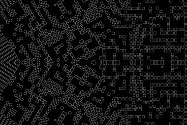 Soyut arkaplan. Monokrom dokusu. Beyaz arkaplanda siyah beyaz çizgiler.