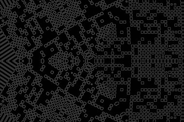 Soyut arkaplan. Monokrom dokusu. Beyaz arkaplanda siyah beyaz çizgiler.