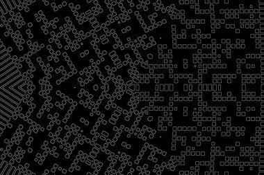 Soyut arkaplan. Monokrom dokusu. Beyaz arkaplanda siyah beyaz çizgiler.