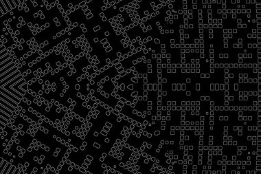 Soyut arkaplan. Monokrom dokusu. Beyaz arkaplanda siyah beyaz çizgiler.