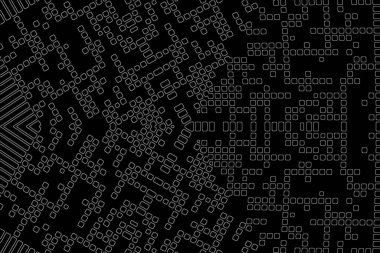 Soyut arkaplan. Monokrom dokusu. Beyaz arkaplanda siyah beyaz çizgiler.