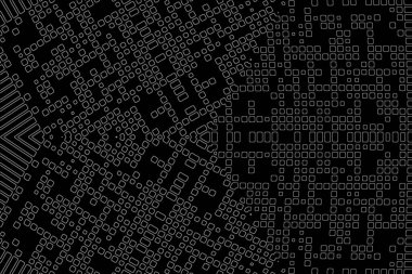 Soyut arkaplan. Monokrom dokusu. Beyaz arkaplanda siyah beyaz çizgiler.