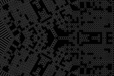 Soyut arkaplan. Monokrom dokusu. Beyaz arkaplanda siyah beyaz çizgiler.