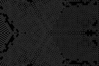 Soyut arkaplan. Monokrom dokusu. Beyaz arkaplanda siyah beyaz çizgiler.