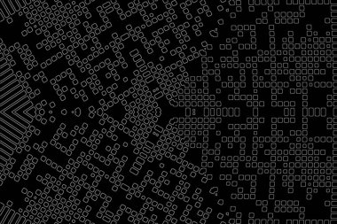 Soyut arkaplan. Monokrom dokusu. Beyaz arkaplanda siyah beyaz çizgiler.