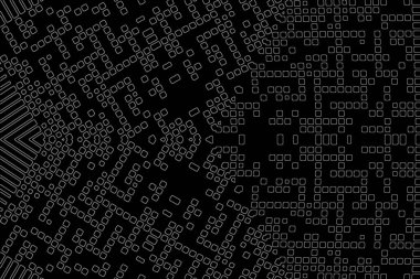 Soyut arkaplan. Monokrom dokusu. Beyaz arkaplanda siyah beyaz çizgiler.