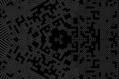 Soyut arkaplan. Monokrom dokusu. Beyaz arkaplanda siyah beyaz çizgiler.