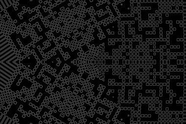 Soyut arkaplan. Monokrom dokusu. Beyaz arkaplanda siyah beyaz çizgiler.