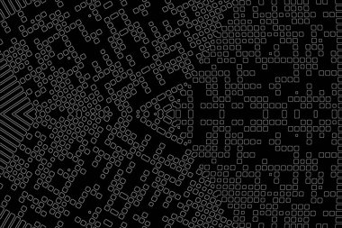 Soyut arkaplan. Monokrom dokusu. Beyaz arkaplanda siyah beyaz çizgiler.