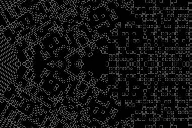 Soyut arkaplan. Monokrom dokusu. Beyaz arkaplanda siyah beyaz çizgiler.