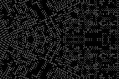 Soyut arkaplan. Monokrom dokusu. Beyaz arkaplanda siyah beyaz çizgiler.