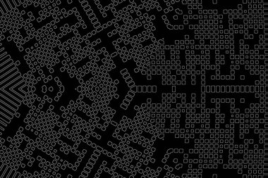 Soyut arkaplan. Monokrom dokusu. Beyaz arkaplanda siyah beyaz çizgiler.