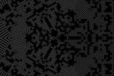 Soyut arkaplan. Monokrom dokusu. Beyaz arkaplanda siyah beyaz çizgiler.