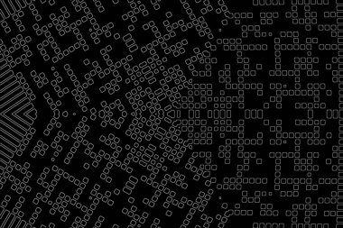 Soyut arkaplan. Monokrom dokusu. Beyaz arkaplanda siyah beyaz çizgiler.