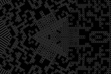 Soyut arkaplan. Monokrom dokusu. Beyaz arkaplanda siyah beyaz çizgiler.