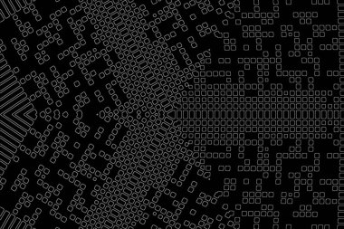 Soyut arkaplan. Monokrom dokusu. Beyaz arkaplanda siyah beyaz çizgiler.