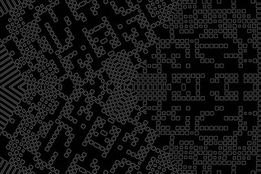 Soyut arkaplan. Monokrom dokusu. Beyaz arkaplanda siyah beyaz çizgiler.