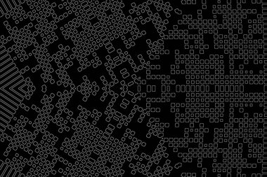 Soyut arkaplan. Monokrom dokusu. Beyaz arkaplanda siyah beyaz çizgiler.