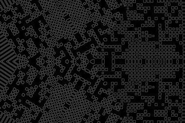 Soyut arkaplan. Monokrom dokusu. Beyaz arkaplanda siyah beyaz çizgiler.