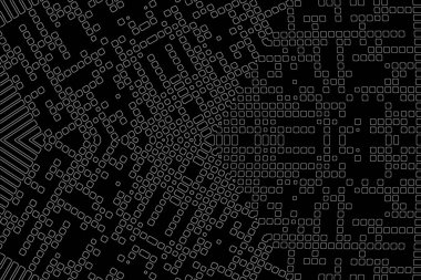 Soyut arkaplan. Monokrom dokusu. Beyaz arkaplanda siyah beyaz çizgiler.