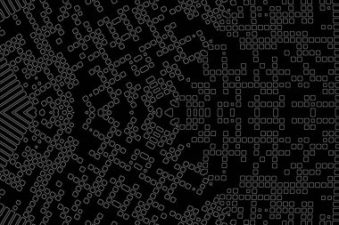 Soyut arkaplan. Monokrom dokusu. Beyaz arkaplanda siyah beyaz çizgiler.