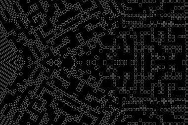 Soyut arkaplan. Monokrom dokusu. Beyaz arkaplanda siyah beyaz çizgiler.