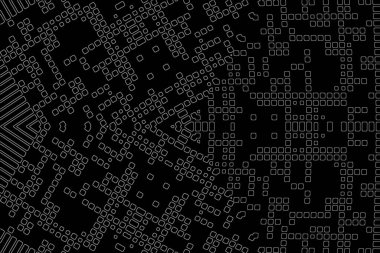 Soyut arkaplan. Monokrom dokusu. Beyaz arkaplanda siyah beyaz çizgiler.