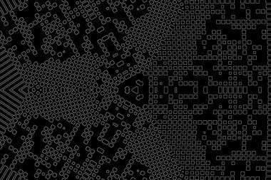 Soyut arkaplan. Monokrom dokusu. Beyaz arkaplanda siyah beyaz çizgiler.