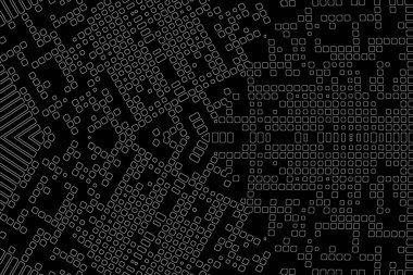 Soyut arkaplan. Monokrom dokusu. Beyaz arkaplanda siyah beyaz çizgiler.